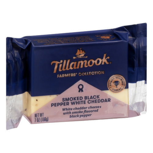 Tillamook Cheese, Smoked Black Pepper White Cheddar