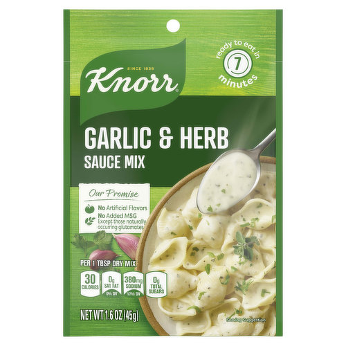 Knorr Sauce Mix, Garlic & Herb