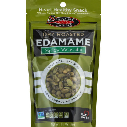 Seapoint Farms Edamame, Dry Roasted, Spicy Wasabi