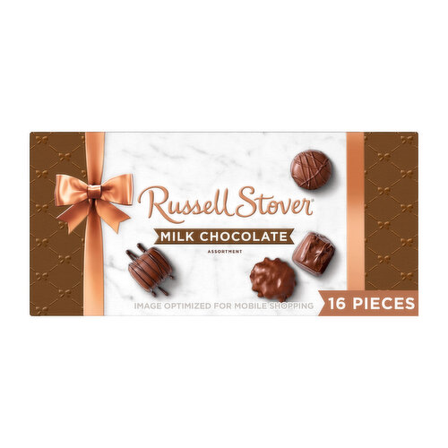 Russell Stover Assorted Milk Chocolate Gift Box, 9.4 oz. (≈ 16 pieces)