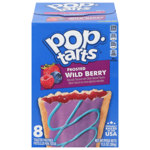 Pop-Tarts Toaster Pastries, Frosted Wild Berry