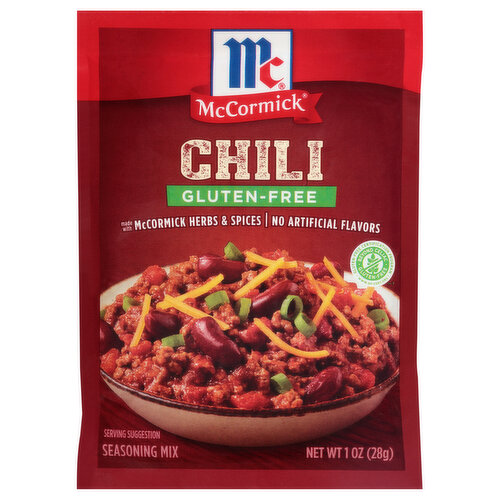 McCormick GLUTEN-FREE Chili Seasoning Mix 1oz (3 pack)