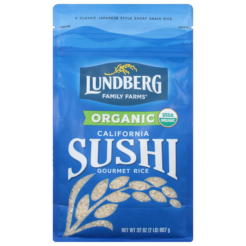 Lundberg Family Farms Rice, Gourmet, Organic, California Sushi