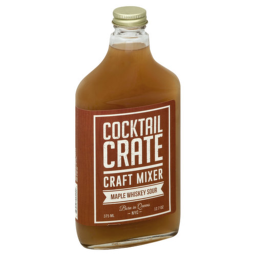Cocktail Crate Craft Mixer, Maple Whiskey Sour