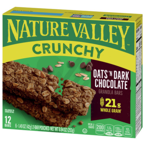 Nature Valley Whole Grain Oats 'n Honey Crunchy Granola Bars Bulk