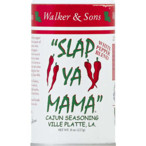 Slap Ya Mama Cajun Seasoning, White Pepper Blend