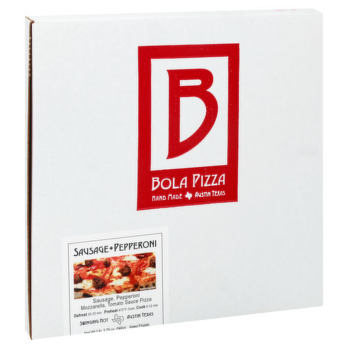 Bola Pizza Pizza, Sausage + Pepperoni