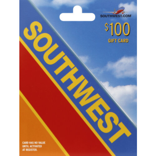 Southwest Gift Card, $100