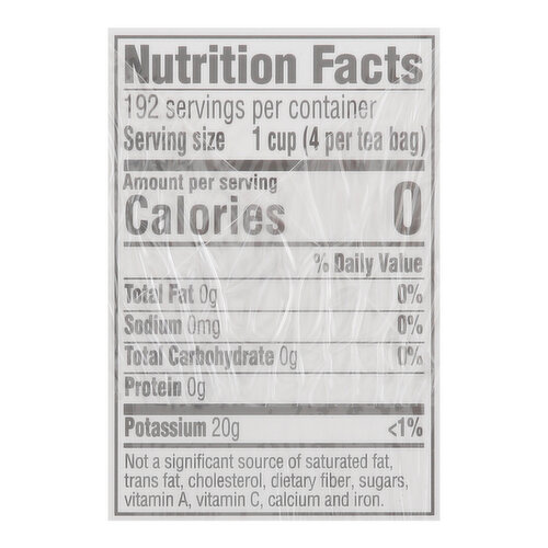 Calories in 1 cup of Iced Tea and Nutrition Facts