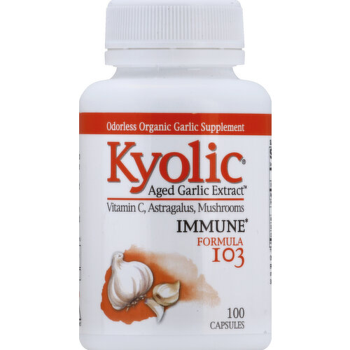 Kyolic Immune, Formula 103, Capsules