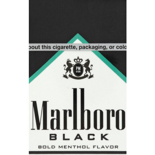 Marlboro Cigarettes, Menthol, Black