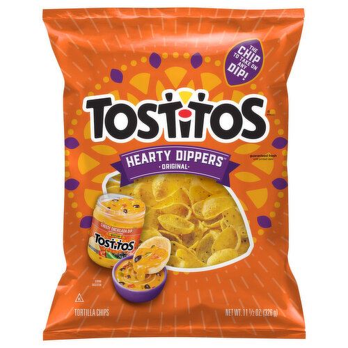 Tostitos Tortilla Chips, Hearty Dippers, Original