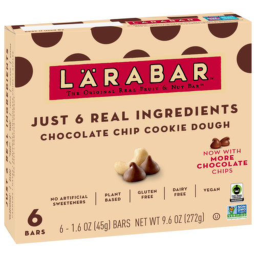 Larabar Fruit & Nut Bar, Chocolate Chip Cookie Dough - FRESH by Brookshire's