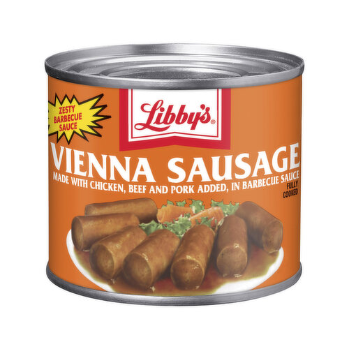 Libby's Vienna Sausages with Barbecue Sauce Canned Sausage