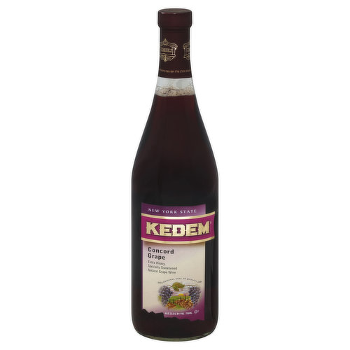 Kedem Wine, Concord Grape, New York State