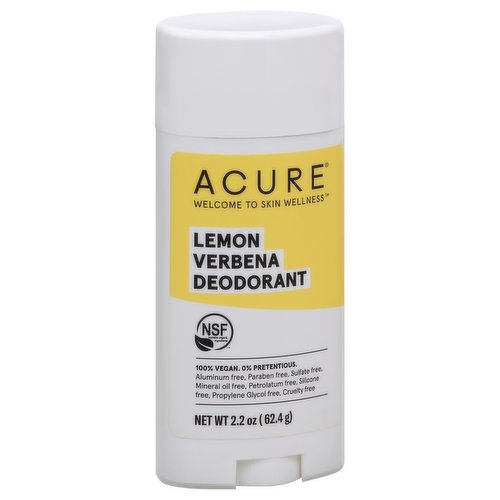 Acure Deodorant, Lemon Verbena