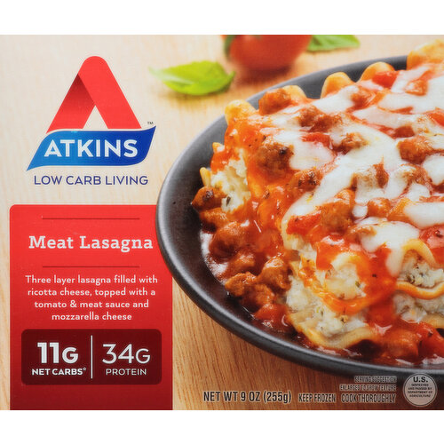 Atkins Meat Lasagna