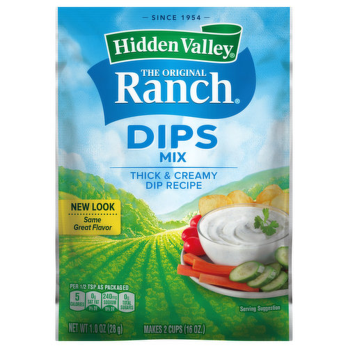 Hidden Valley Dips Mix, Thick & Creamy