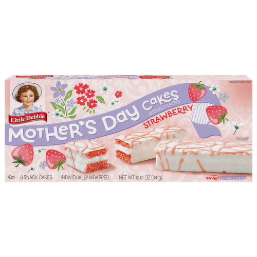 Little Debbie Snack Cakes, Strawberry, Mother's Day Cakes