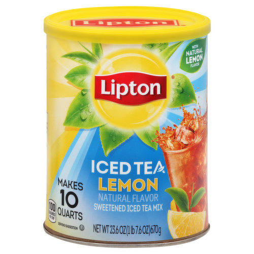 Lipton Iced Tea, Lemon, 12 Count (Pack of 2)