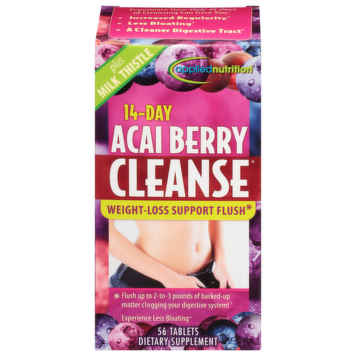 Applied Nutrition Acai Berry Cleanse, 14-Day, Tablets - FRESH by