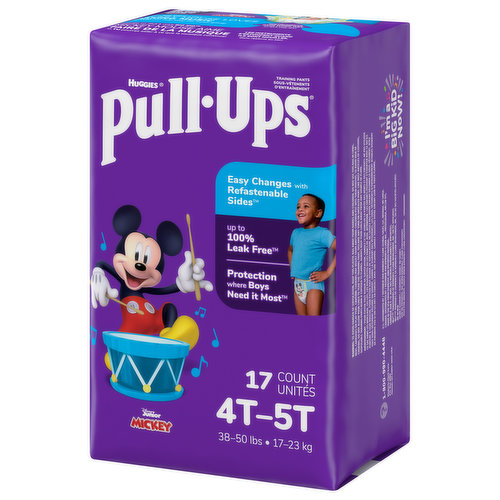 Pull-Ups Training Pants, Disney Junior Mickey, 4T-5T (38-50 lbs