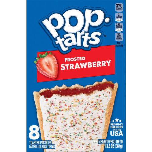 Pop-Tarts Toaster Pastries, Strawberry, Frosted