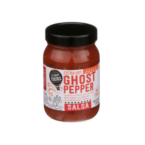 Culinary Tours Extra Hot Ghost Pepper Salsa