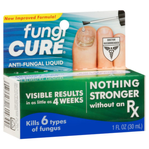 Other Information: Fungicure may be applied to exposed nail-beds, to cuticles, around nail edges and under nail tips where reachable with its applicator brush. This product is not intended to, nor will it, penetrate hard nail surfaces. While not all finger and toe fungal infections are curable with OTC topical medications, if you see improvement within 4 weeks of use. You may continue to use fungicure until satisfactory results are obtained. You may report serious side effects to the phone number provided under questions? below.