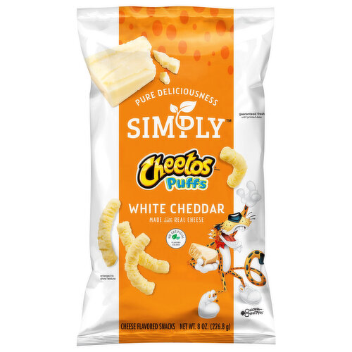 Cheetos Snacks, White Cheddar - Brookshire's