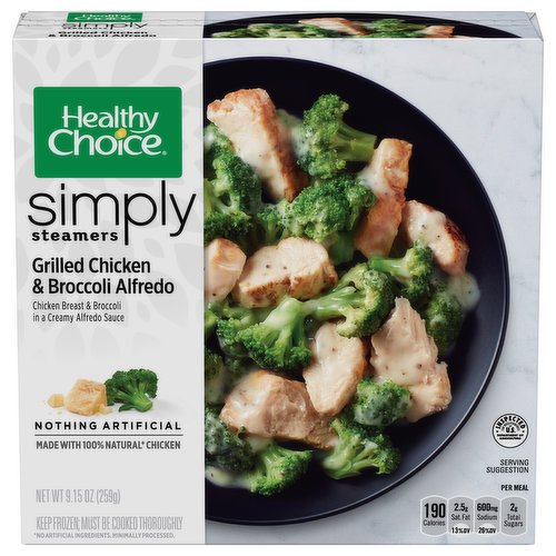 Healthy Choice Grilled Chicken & Broccoli Alfredo