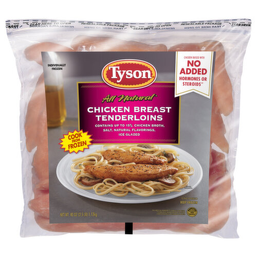 Tyson Chicken Breast Tenderloins, All Natural