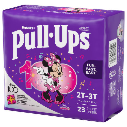 Huggies Minnie Pull Ups 25 pack size 2t-3t – Express Baby Supplies