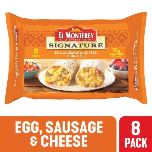 El Monterey Burritos, Egg, Sausage & Cheese