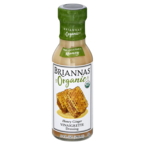 Briannas Dressing, Vinaigrette, Honey Ginger