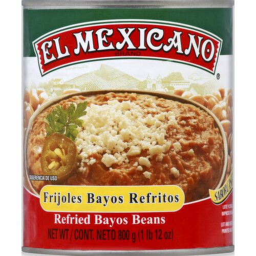 El Mexicano Bayos Beans, Refried