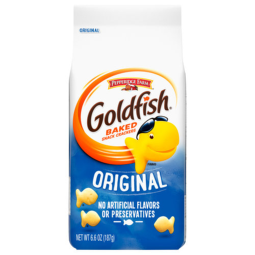 Goldfish Snack Crackers, Original, Baked