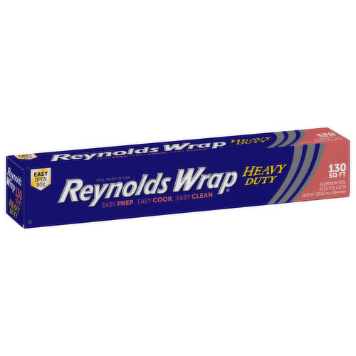 Reynolds Wrap Heavy Duty Aluminum Foil, 75 Square Feet