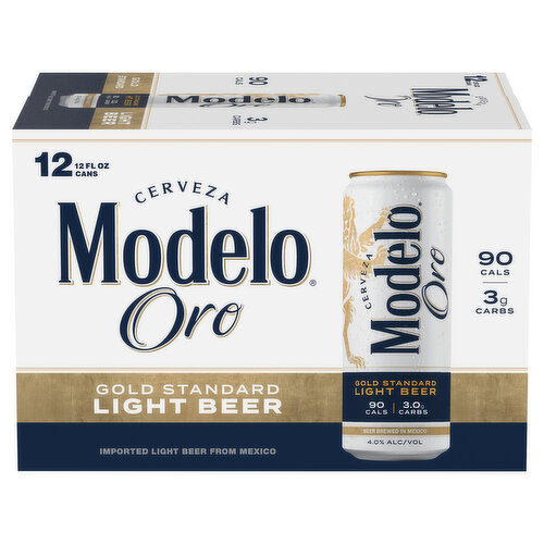 Modelo Beer, Gold Standard, Light