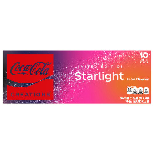 Coca-Cola Soda, Space Flavored, Starlight