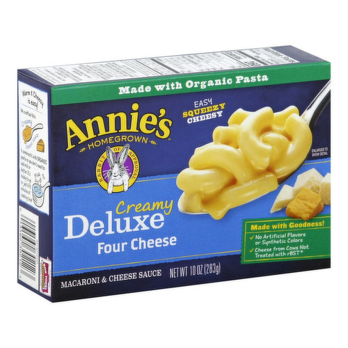 Annie's Macaroni & Cheese Sauce, Creamy Deluxe Four Cheese