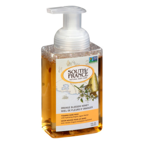 South of France Foaming Hand Wash, Orange Blossom Honey