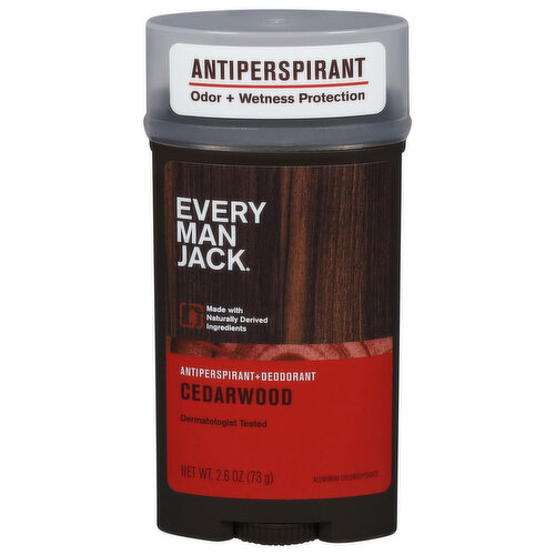 Every Man Jack Antiperspirant + Deodorant, Cedarwood