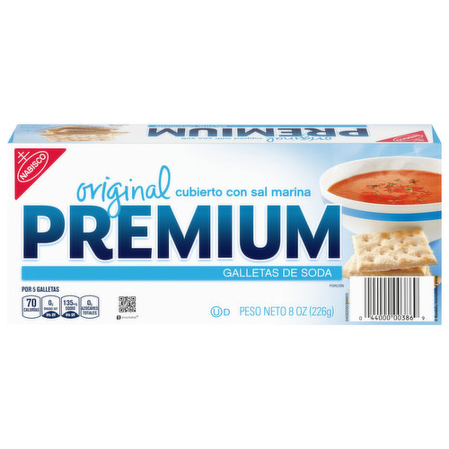 PREMIUM Premium Original Saltine Crackers, 8 oz