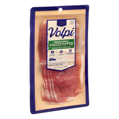 Ham, Traditional Prosciutto, Artisan Dry Cured