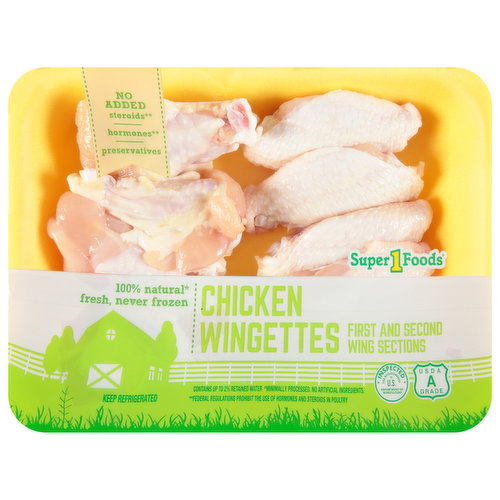 Super 1 Foods Chicken Wingettes