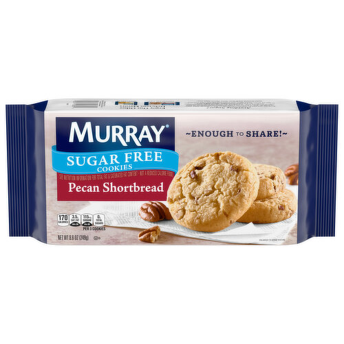 Murray Cookies, Sugar Free, Pecans Shortbread