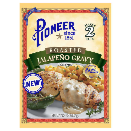 Since 1851. New. Makes 2 cups. Pioneer promise tradition of quality. Pioneer promise. Satisfaction guaranteed. Since 1851 we're honored our tradition of quality if you're not satisfied for reason, please let us know. Promise we'll make it right. pioneerbrand.com. Visit pioneerbrand.com.