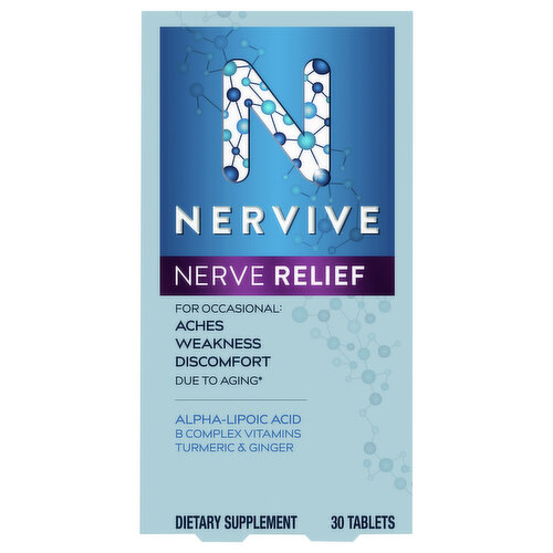 Nervive Nerve Relief, 600 mg, Tablets