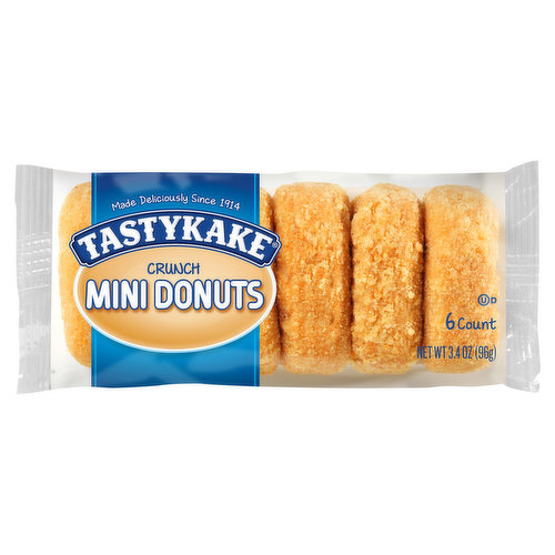 Tastykake Donuts, Mini, Crunch